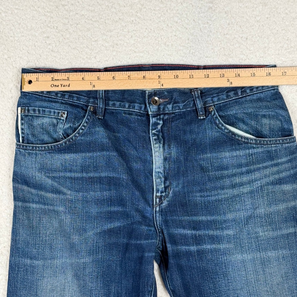 Raleigh Denim Martin Jeans 33 Mens White Oak Cone Denim Selvedge Indigo Slim - Picture 10 of 11